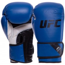 Рукавички боксерські на липучці UFC Pro Fitness 16oz, синій, код: UHK-75037-S52