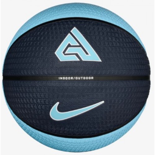 Мяч баскетбольный Nike Playground 8P 2.0 G Antetokounmpo Deflated №7, чорний-блакитний, код: 887791810663 Мяч баскетбольный Nike Playground 8P 2.0 G Antetokounmpo Deflated №7, чорний-блакитний, код: 887791810663