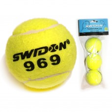 М"ячі для тенісу Swidon 969-3 3 шт, жовтий, код: 24010-SNS