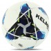 М"яч футбольний Kelme New Trueno №3 PU, білий-блакитний, код: 9886130-9113-3-S52