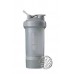 Шейкер спортивний BlenderBottle ProStak 22oz/650ml з 2-ма контейнерами Grey (Original), код: PS 22oz Grey