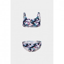 Купальник для дівчат Arena Tie and Dye Bikini Top, зріст 152 см, мультиколор, код: 3468336893272