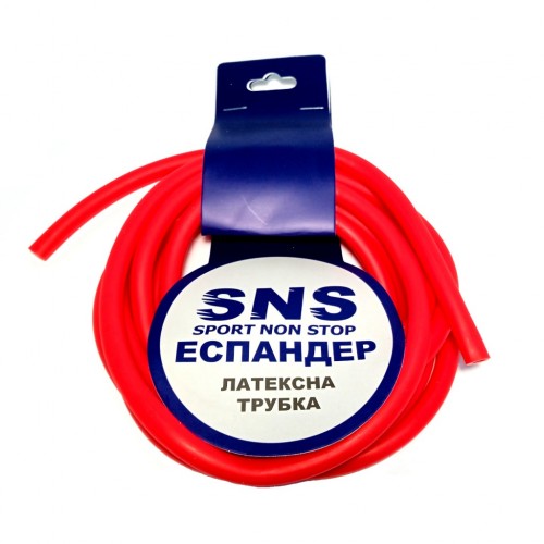 Еспандер латексна трубка SNS Light G90-20 опір до 10 кг, червоний, код: 10908-SNS