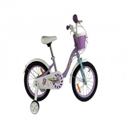 Велосипед дитячий RoyalBaby Chipmunk MM Girls 16", Official UA, фіолетовий, код: CM16-2-purple-ST