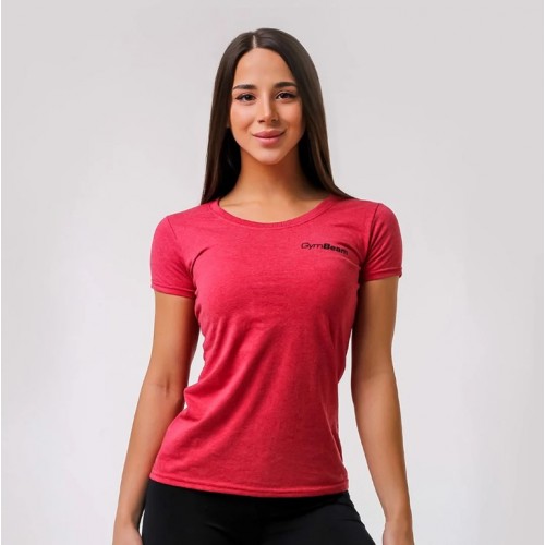 Футболка жіноча спортивна GymBeam Clothing Basic Vintage Red XXL, червоний, код: 218026-GB