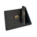 Килимок для йоги EasyFit BlackMoon (замша-каучук) 1830х610х3 мм, чорний, код: EF-1926-2-EF