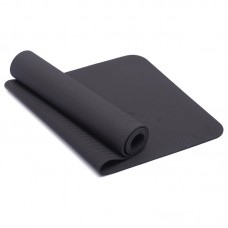 Коврик для фітнесу та йоги FitGo чорний, код: FI-4937_BK