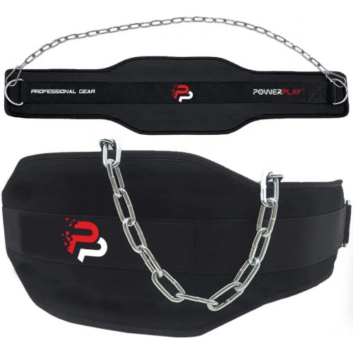 Пояс з ланцюгом для обтяжень PowerPlay неопреновий чорний, код: PP_3095 Пояс з ланцюгом для обтяжень PowerPlay неопреновий чорний, код: PP_3095