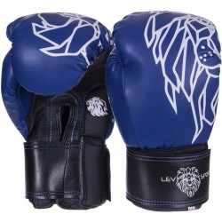Рукавички боксерські Lev 12 унцій, синій, код: LV-4280_12BL