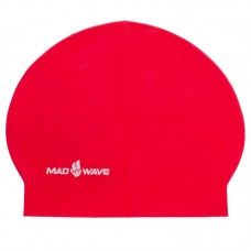 Шапочка для плавання MadWave Solid Soft, червоний, код: M056502_R