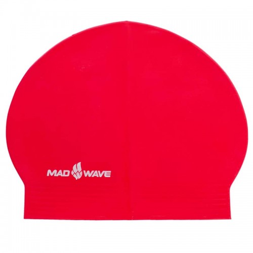 Шапочка для плавання MadWave Solid Soft, червоний, код: M056502_R