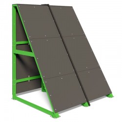 Стіна похила з канатом InterAtletika 2100х2480х3000 мм, код: KF907.22-SM Стіна похила з канатом InterAtletika 2100х2480х3000 мм, код: KF907.22-SM