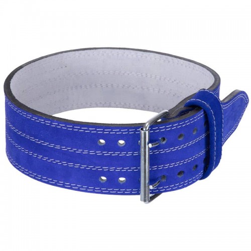 Пояс атлетичний шкіряний Zelart ширина 10см XXL, синій, код: SB-165155_XXL-S52 Пояс атлетичний шкіряний Zelart ширина 10см XXL, синій, код: SB-165155_XXL-S52