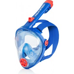 Повнолицьова маска для дітей Aqua Speed Spectra 2.0, розмір S, синій-помаранчевий, код: 5908217670793