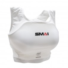 Захист грудей для жінок Smail з ліцензією WKF, розмір M, білий, код: 1353-77