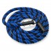 Канат для лазіння Orlins CrossFit х/б 9 м, діаметр 40 мм з кронштейном, синьо-чорний, код: RO-160