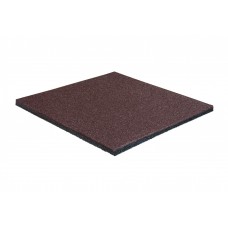 Резиновая плитка EcoGuma Standart 20 мм (коричневый) код: EG20BR
