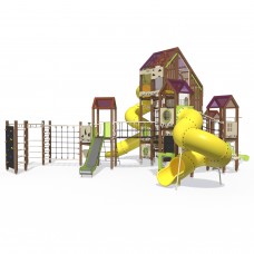 Ігровий комплекс InterAtletika Big City-10 12962х10677х6018 мм, код: TE930-SM