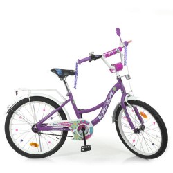 Велосипед дитячий Profi Kids Blossom d=20 бузковий (неон), код: Y20303N-MP