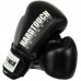 Боксерські рукавиці шкіряні Hard Touch 12 унції, чорний, код: BO-7714_12BK