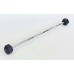 Штанга фіксована Zelart Rubber Hexagon Barbell вигнута гумова довжина-95см 20кг, код: TA-6231-20-S52