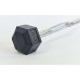 Штанга фіксована Zelart Rubber Hexagon Barbell вигнута гумова довжина-95см 20кг, код: TA-6231-20-S52