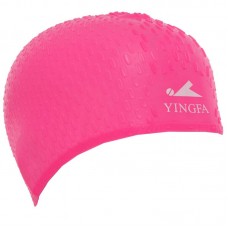 Шапочка для плавання на довгі коси Yingfa, рожевий, код: C0061_P