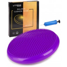 Балансувальна подушка-диск Cornix 33 см (сенсомоторна) масажна Violet, код: XR-0056