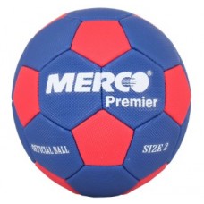 М"яч гандбол Merco Premier Handball №2, синій-червоний, код: 8591792663280