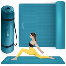 Килимок для йоги та фітнесу 4Fizjo NBR 1900x1000x15 мм, блакитний, код: P-5905973407137