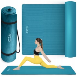 Килимок для йоги та фітнесу 4Fizjo NBR 1900x1000x15 мм, блакитний, код: P-5905973407137 Килимок для йоги та фітнесу 4Fizjo NBR 1900x1000x15 мм, блакитний, код: P-5905973407137