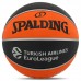 М"яч баскетбольний гумовий Spalding Euro Turk №7, чорний-помаранчевий, код: 84506Z