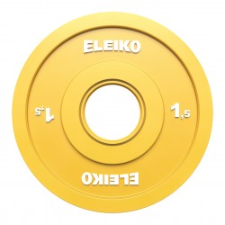 Диск олімпійський обгумований Eleiko IWF FG 1,5 кг, жовтий, код: 121-0015F-IA