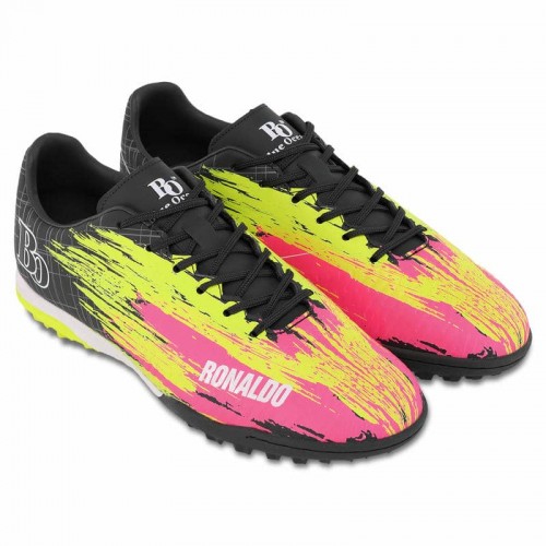 Сороконіжки футбольні Blue Okean Ronaldo розмір 43, сірий-рожевий, код: 240329-4_43