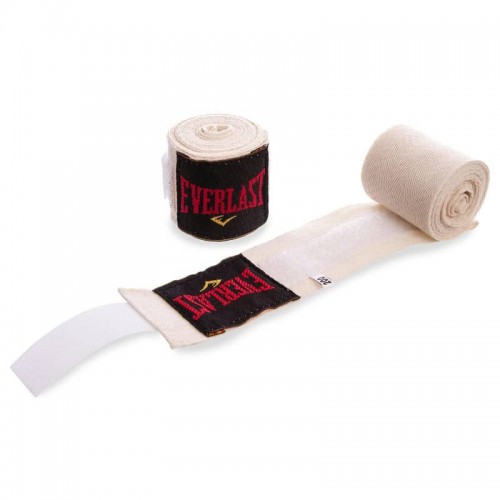 Бинти боксерські бавовна Everlast UR 2000х50 мм, білий, код: BO-6268-2_W