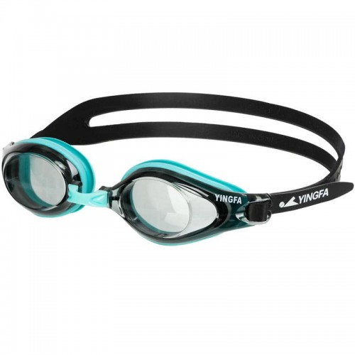 Окуляри для плавання дорослі Yingfa чорний-зелений, код: Y630AF_BKG