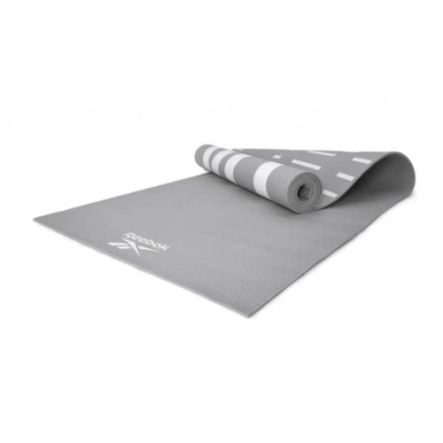Двосторонній килимок для йоги Reebok Double Sided Yoga Mat 1730х610х4 мм, сірий, код: 5055436110347 Двосторонній килимок для йоги Reebok Double Sided Yoga Mat 1730х610х4 мм, сірий, код: 5055436110347