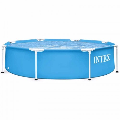 Круглий каркасний басейн Intex Metal Frame, 2440х510 мм, код: 28205-IB