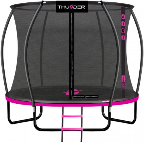 Батут Thunder Inside Ultra 14FT (4350 мм), рожевий, код: Inside-Ultra-14FT-PINK-IN