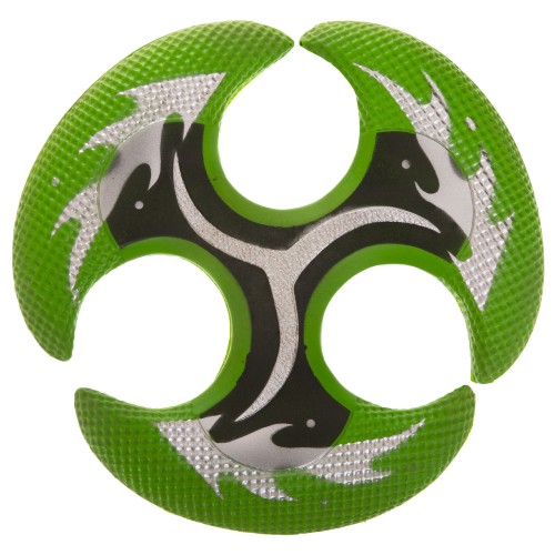 Фрісбі тарілка з прорізами SP-Sport 25см зелений, код: IG-3443-S52