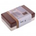 Блок для йоги двокольоровий Bloom Yoga Brick 230x150 мм, коричневий-білий, код: LB7041-S52