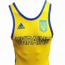 Костюм для боротьби (трико) Adidas Ukraine акредитація UWW, розмір M, жовтий, код: 15560-607