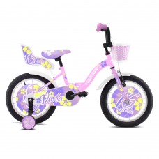 Дитячий велосипед Capriolo Viola 16”, рожево-білий, код: 921112-16-IN