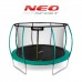 Батут Neo-Sport з внутрішньою сіткою 12 футів 374 см, зелений, код: DM-NS-12C181-IN