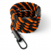 Канат для лазіння Orlins CrossFit х/б 4 м, діаметр 40 мм з кронштейном, помаранчево-чорний, код: RO-163