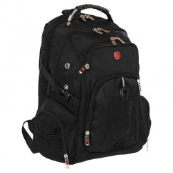Рюкзак міський Grissom 24л, 330x160x460 мм, чорний, код: GA-2202_BK