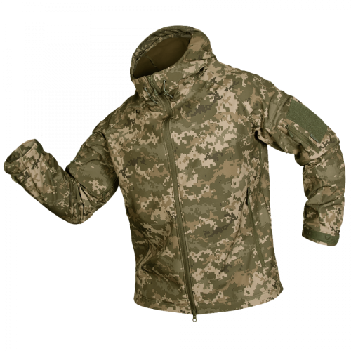 Куртка Camotec Stalker SoftShell, розмір XXXL, піксель, код: 2908010187705