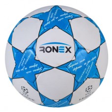 М"яч футбольний Ronex Grippy FN2 №5, блакитний, код: RXG-F2-LB-WS