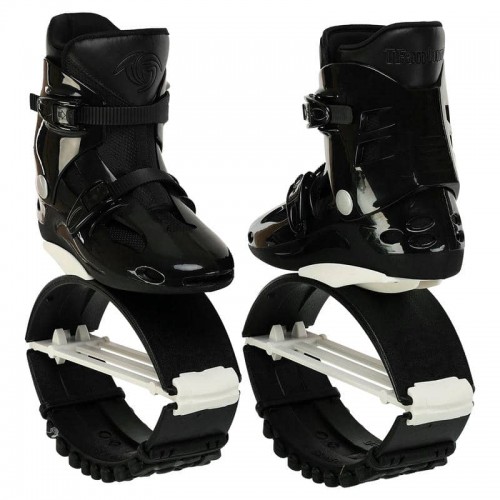 Фітнес джампери Kangoo Jumps L (38-40), чорний-білий, код: SK-4571_LBKW