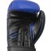 Рукавички з ліцензією Adidas Wako 10oz для боксу та кікбоксингу, синій-чорний, код: 15581-1023